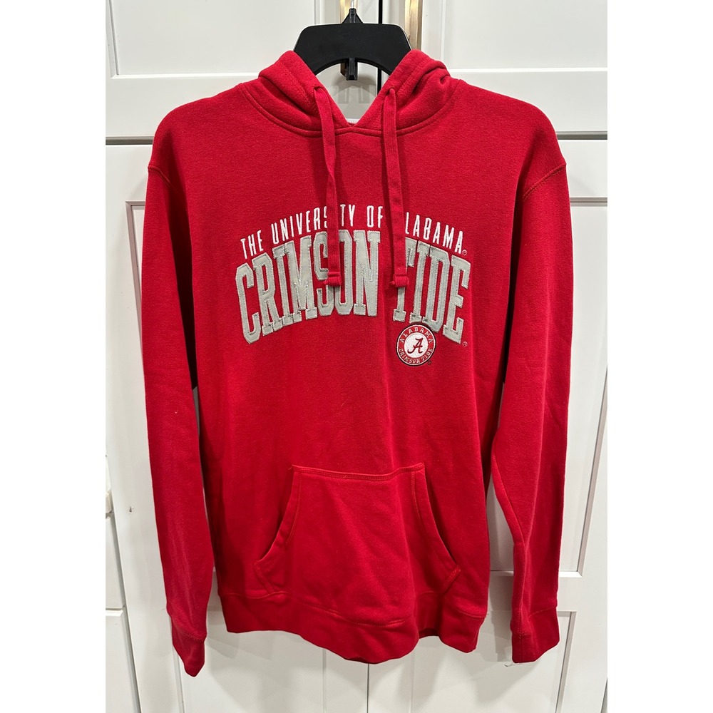 Champion Alabama Crimson Tide Hoodie Mens Small Red Sweatshirt